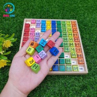 Bảng cửu chương bằng gỗ cao cấp - G060