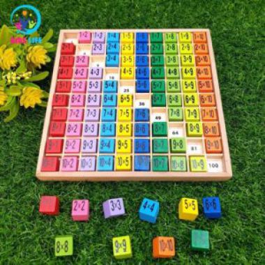 Bảng cửu chương bằng gỗ cao cấp - G060