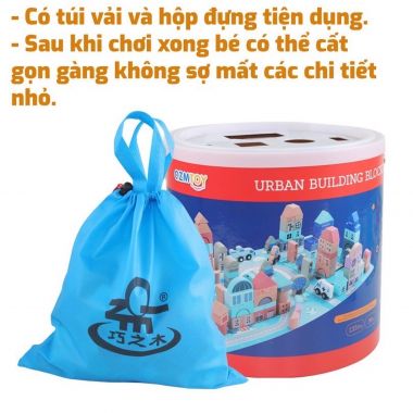 Bộ xếp hình thành phố 133 chi tiết - G030E