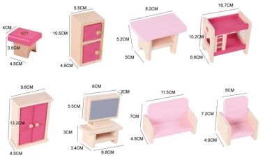 Ngôi nhà búp bê bằng gỗ cao cấp - G050