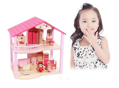 Ngôi nhà búp bê bằng gỗ cao cấp - G050