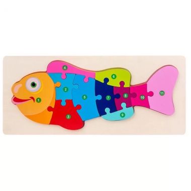 Tranh ghép nối số bằng gỗ - G066F
