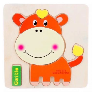 Combo 10 tranh gỗ ghép hình nổi - G066A