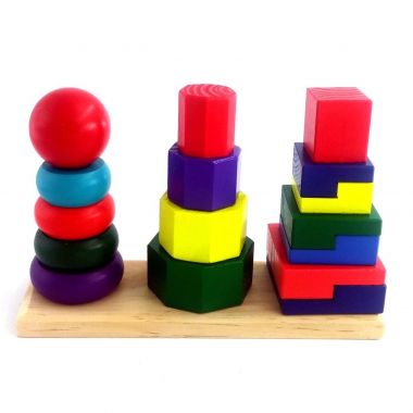 Bộ xếp chồng 3 cột size lớn - G033C
