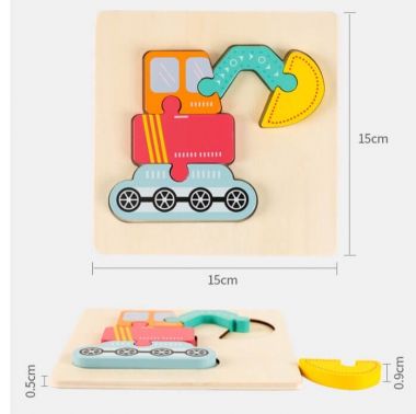 Đồ tranh chơi xếp hình gỗ nổi cao cấp - G066B